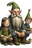 Placeholder: Gnom, Jugendlicher, langes braunes Haar, dicke Nase, Druide