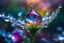 Placeholder: spring dew, macro photo, sparkling magical fantasy, glass flower dewdrop, very detailed, amazing quality, etheral, intricate, cinematic light, highly detailed, beautiful, epic, galaxy fantasy colors, stunning