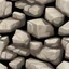 Placeholder: darkish milk white large stone wall texture, indie game art