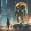 Placeholder: Sketches, blueprint of futuristic sci fi, android, robot, formulas and annotations, schematic by parts, golden ratio, fake detail, trending pixiv fanbox, acrylic palette knife, style of style of makoto shinkai studio ghibli genshin impact james gilleard greg rutkowski chiho aoshi