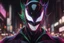 Placeholder: symbiote in 8k 80s anime drawing, joker model, neon lights, intricate details, highly detailed, high details, detailed portrait, masterpiece,ultra detailed, ultra quality