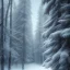 Placeholder: ice, blue, forest, snow, beautiful, mountain, masterpiece, expert, 8K, hyperrealism, sharp focus, cinematic lighting