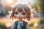 Placeholder: cute chibi girl with ugly Vogons in sunshine, ethereal, cinematic postprocessing, bokeh, dof