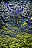 Placeholder: dark forest , darkness castle ,fog, multi-dimensional paper cut craft, mixed media illustration, running through the woods, Sharp, paper quilling, polymer clay, sharpie, Hypermaximalist, busy, Ornate, Layered, HDR, ultra 8k