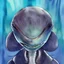 Placeholder: watercolor alien painting