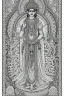 Placeholder: Hinduism, modern realistic cartoon drawing, grayscale, adult coloring pages, Hindu god Brahma, male god, wisdom, transformation, lined drawing, coloring page, 300 dpi, high quality print, painted portrait, full body, white hair , masculine, mature, handsome, upper body, muscular, hairy torso, fantasy, intricate, elegant, highly detailed, digital painting, artstation, concept art, smooth, sharp focus, illustration, 8K, HDR, masterpiece, pastel quad Color, 3D vector art, cute and quirky, fantasy