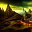 Placeholder: fantasy, vulcan, landscape, photorealistic, 16k resolution, sharp focus, post-processing, LOTR, Van gogh Style