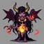 Placeholder: 16 bit pixelart of demonic woman