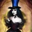 Placeholder: portrait of a goth alice in wonderland and chesire cat, 8k resolution, high-quality, fine-detail, color, intricate, realistic, sharp, crisp, digital art, detailed matte, volumetric lighting, illustration, octane render, brian froud, howard lyon, Anne Dittman, Anne Stokes, Lisa Parker, Selina French