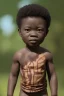 Placeholder: african baby head portrait, warrior costume, village, meditation, woods, galaxy sky, 8k quality