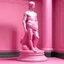 Placeholder: Neoclassicism pink Man standing realistic