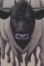 Placeholder: portrait of a cow in (H.R giger) style with lots of alien tenticles