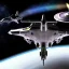 Placeholder: Ncc-1701 starship uss Enterprise, star trek, propulsion, dual jet thrusters