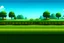 Placeholder: panorama of the level landscape for 2d platformer with grass, ground, trees etc