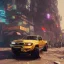 Placeholder: cyberpunk 2077 version of a toyota tacoma