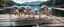 Placeholder: close up on dented glowing ghost transparent ant skeleton rat babies, raised by ninja necromancer in the wild, on wooden bridge by lake in surreal reflecting stone chrome landscape