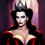 Placeholder: portrait of beautiful busty Evil Queen painting by Brom, oil on canvas, cinematic composition, extreme detail,cinematic composition,fit full head inside picture