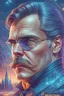 Placeholder: Best quality, masterpiece, ultra high definition,Futuristic, cyberpunk, Friedrich Nietzsche,Comic style