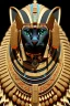 Placeholder: kente scene, Black Egyptian Cat, jewelry, realistic, thread, embroidery, octane render, high detail