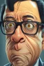 Placeholder: Caricatura de Gustavo Petro, hiper realista,8k