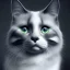 Placeholder: black and white cat, natural pigment, extremely sharp detail, finely tuned detail, ultra high definition, 8 k, unreal engine 5, ultra sharp focus, winter ambiance