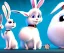 Placeholder: Portrait of Snowball with the key, the rabbit from The Secret Life of Pets.