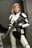 Placeholder: [Rosamund Pike] Captain Rosamund Pike emerged from the escape pod with a steely determination befitting her role as a lost elite Imperial stormtrooper. Though she is in rags, she remained a proud member of the Empire's military forces. The harsh environment of this unknown planetary would not break her spirit or training. Taking stock of her situation, Captain Pike inventoried what supplies had survived the rough landing intact.