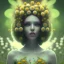 Placeholder: Portrait of beautiful daisy girl, face dept of field,face shinning, plant, metal,lens blur,Unsharp masking,Açıklamalı resimler, feathers,central weight average,Laplacian filt CWA Dryad,Median filter fae, sidhe, ominous, nature, plants, wildflower sparkle,facepaint, dnd character portrait, intricate, oil on canvas, masterpiece, expert, insanely detailed, 4k resolution, retroanime style, cute big circular reflective eyes, cinematic smooth, intricate detail , soft smooth lighting, soft pastel co