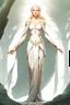 Placeholder: full body curvy muscular princess elf like galadriel in concept art