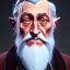 Placeholder: Portrait of a 90 year old warlock like Albus Dumbledore, Gandalf, Merlin, Sherlock Holmes and Mary Poppins