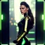 Placeholder: hyperrealistic and detailed full-length portrait of gorgeous woman| black combat uniform| in dark neon alley| ((cyberpunk))| full body shot| photorealistic| sharp focus| digital art| concept art| by Vittorio Matteo Corcos and Albert Lynch| in [poolsuite style]