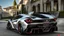 Placeholder: Ferrari F8 MANSORY Fused with Lamborghini Veneno, Super Detailed, desktop wallpaper, 4K, rear view
