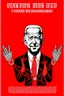 Placeholder: president joe biden in style of shepard fairy obama poster style red colour stencil with puppet strings