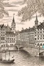 Placeholder: Magical drawings of basel, switzerland