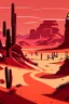 Placeholder: a simple red blooded desert valley cel shading