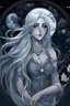 Placeholder: **Background:** Luna Silverwood is a reclusive artist who specializes in creating intricate and enigmatic drawings under the moonlight. Her work is known for its haunting beauty and its ability to convey the ineffable. **Appearance:** Luna has pale, ethereal features with long silver hair that seems to shimmer in the moonlight. She dresses in flowing, dark-colored clothing that accentuates her mysterious aura.