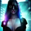 Placeholder: beautiful cyberpunk women