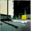 Placeholder: Minimal contemporary abstract oil paintings of desolate 1960s carpark with road markings and concrete fragments. Overlay with grungy typography graphics. style of Justin Mortimer and Francis Bacon.