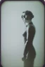 Placeholder: steampunk, vintage analog polaroid of a woman robot, female body, fog, lomography, heavy film grain, night, color bleed, depth of field, bokeh, retro