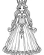 Placeholder: no cut dress, no cut crown, full body full body full body full body full body little marginesize to max 3:4 full concept on page a coloring page of a smile teen princess show details crown, full body with long hair and a crown coloring pages, colouring pages, princess teen girl, beautiful princess, coloring book outline, beautiful female princess, colouring page, line art colouring page, black and white coloring, colouring -