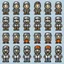 Placeholder: sprite sheet character, Prison Architect style