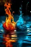 Placeholder: Fire and water in love