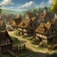 Placeholder: medieval village