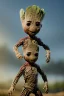 Placeholder: Groot toddler, full body, jacket, bokeh, hyper realistic