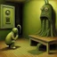 Placeholder: Surreal horror style by Pawel Kuczynski and Wotto and Victor Pasmore, sinister weird, paranoid deep-seated fear of being alone, sinister midnight eulogies of anthropomorphic weirds peeking in the background, weirdcore, unsettling, asymmetric diagonal abstractions, oddball masterpiece, creepy, never before seen art of beyond, vintage photography