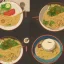 Placeholder: ramen with beer drink