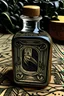 Placeholder: Linocut potion to provide confidence and optimism