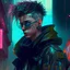 Placeholder: The cyberpunk boy