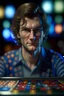 Placeholder: portrait narcissist bingo, photo-realistic, shot on Hasselblad h6d-400c, zeiss prime lens, bokeh like f/0.8, tilt-shift lens 8k, high detail, smooth render, down-light, unreal engine 5, cinema 4d, HDR