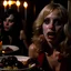 Placeholder: Horror movie shot, spooky, hot, ultra realistic, dine, horns, ultra realistic hot blonde prosperous women, year-end party, pieces of meat, organs, ail, dynamic, very excited people, hypermaximalist figures, light, 1970's Italian horror movie, sinister,, Dario Argento, Stanley Kubrik, ornate, 4k, photorealism